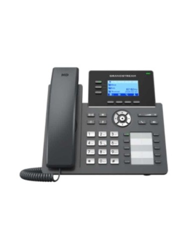 GRP2604P TELÉFONO IP GRADO OPERADOR, 3 LÍNEAS SIP CON 6 CUENTAS, 10 BOTONES BLF, PUERTOS Gigabit PoE , Grandstream, Teléfonos IP Guatemala
