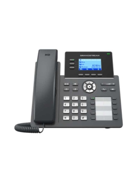 GRP2604P TELÉFONO IP GRADO OPERADOR, 3 LÍNEAS SIP CON 6 CUENTAS, 10 BOTONES BLF, PUERTOS Gigabit PoE , Grandstream, Teléfonos IP Guatemala