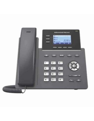 GRP2603P Teléfono IP Grado Operador, 3 líneas SIP con 6 cuentas, puertos Gigabit PoE, codec Opus, IPV4/IPV6 con gestión en la , Grandstream, Teléfonos IP Guatemala