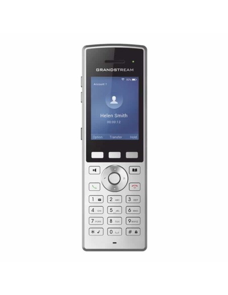 WP822 Teléfono WiFi portátil empresarial con 2 lineas y cuentas SIP, Bluetooth y botón Push-to-talk , Grandstream, Inalámbricos Guatemala