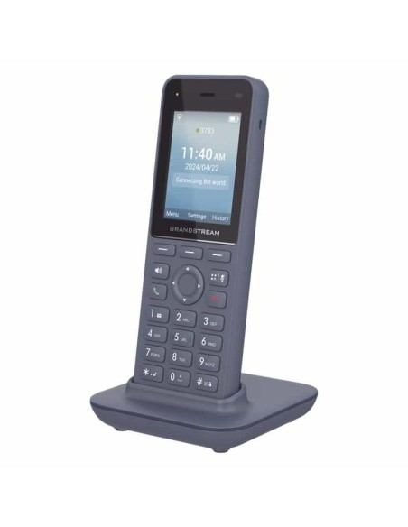 WP826 Teléfono IP inalámbrico Wi-Fi, Portátil, 3 cuentas SIP, 3 líneas, Voz HD, Bluetooth integrado, Puerto USB tipo C , Grandstream, Inalámbricos Guatemala