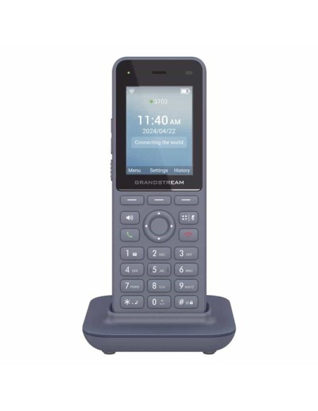 WP826 Teléfono IP inalámbrico Wi-Fi, Portátil, 3 cuentas SIP, 3 líneas, Voz HD, Bluetooth integrado, Puerto USB tipo C , Grandstream, Inalámbricos Guatemala