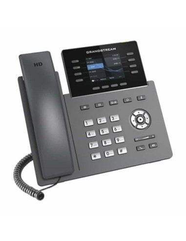 GRP2624 Teléfono IP Wi-Fi, Grado Operador, 8 líneas SIP con 4 cuentas, pantalla a color 2.8", puertos Gigabit, Bluetooth, PoE , Grandstream, Teléfonos IP Guatemala