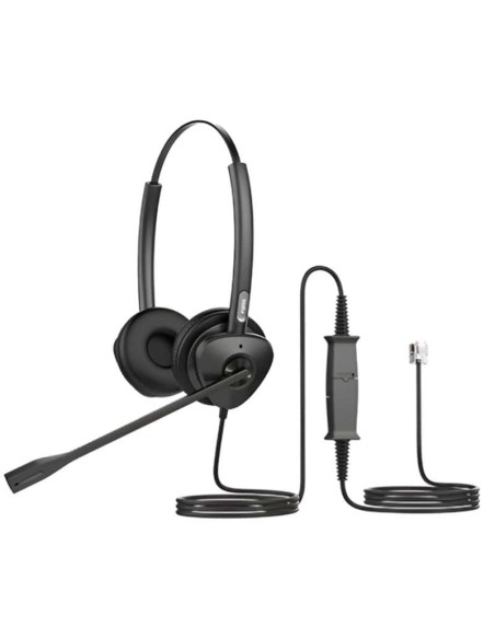 HT302 DIADEMA FANVIL AURICULAR QD A RJ9 AUDIO HD