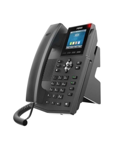 X3SW  Teléfono IP, Wi-Fi incorporado, pantalla a color de 2,4",  4 teclas programables 4 líneas SIP