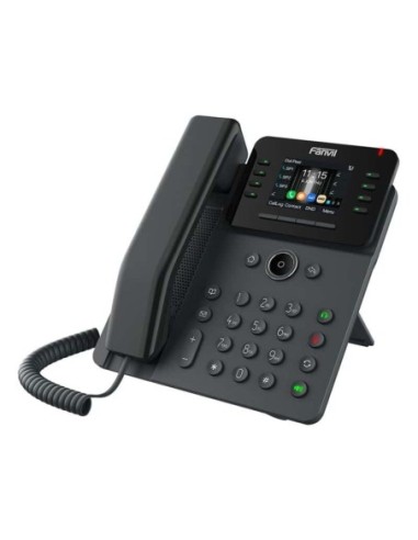 V62G Teléfono IP Empresarial, 12 líneas SIP, pantalla a color 2.8, PoE, puertos Gigabit, conferencia local de 6 vías.
