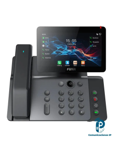 V66PRO FANVIL Telefono IP Wi-Fi, Handset Inalámbrico, Recepción de Video, 20 Líneas SIP, Puertos Gigabit, PoE con Puerto USB 2