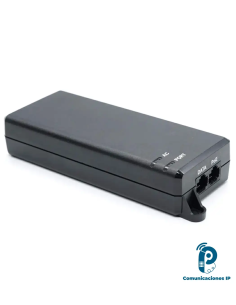 AD-560062T0E Inyector PoE 35W de escritorio, 56 V, , salida 56V, doble puerto RJ45,  rango AC amplio para redes empresariales