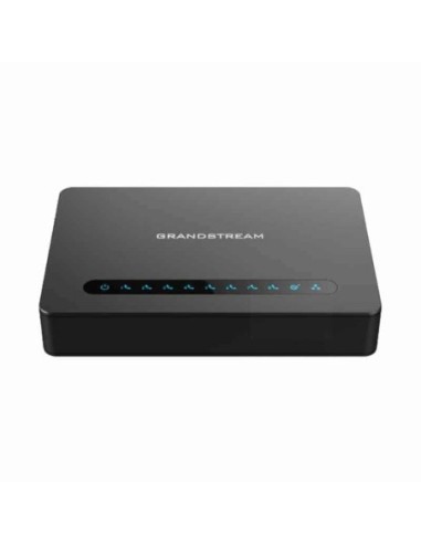 HT818 Gateway de 8 puertos FXS con Router NAT y doble puerto de red Gigabit , Grandstream, Gateway VoIP Guatemala