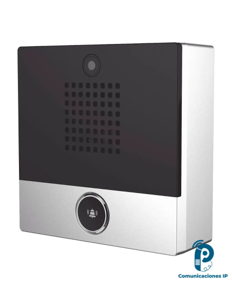 i10SV Mini intercomunicador SIP con cámara 2 MP, PoE e IP54 para control de acceso
