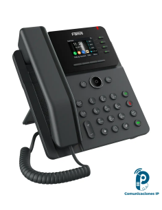 V61G teléfono SIP de escritorio, 4 líneas, pantalla a color de 2.4 color, teclas DSS programables, audio HD, 2 puertos Gigabit 2