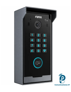 i60K Videoportero IP SIP para residenciales o apartamentos, teclado numérico, cámara HDR de 2MP y apertura por tarjeta o PIN 2