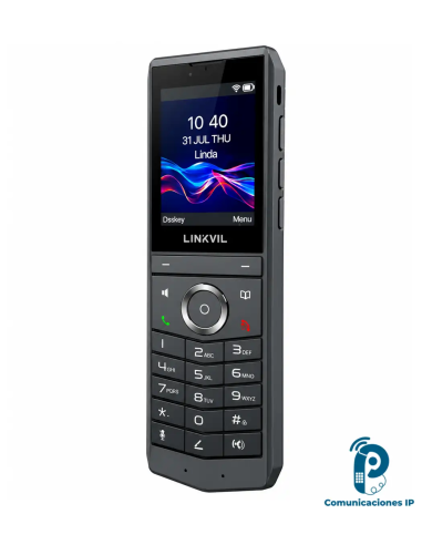 W620W  teléfono Wi-Fi 6 para oficinas, hoteles y rondas de seguridad, 8 líneas SIP, conferencia de 6 vías, batería de 3,000 mAh