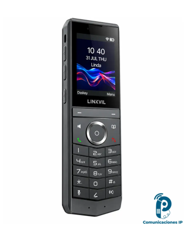 W620W  teléfono Wi-Fi 6 para oficinas, hoteles y rondas de seguridad, 8 líneas SIP, conferencia de 6 vías, batería de 3,000 mAh