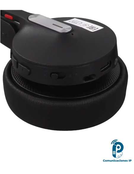 BH70DTUSB headset inalámbrico estéreo con Bluetooth 5.3, para llamadas, tres micrófonos y batería de larga duración