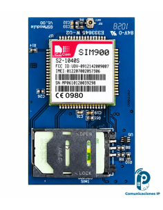 YS-MDGSM Módulo GSM interno para centrales Yeastar, conexión con SIM, 1 canal de voz y bandas 850/900/1800/1900 MHz cuatribanda