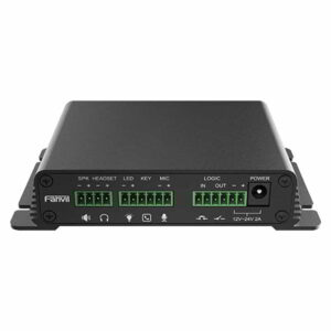 pa2s gateway para voceo, paging y video, soporte 1 cámara, amplificador integrado de hasta 30 w