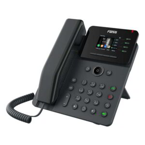 v61w teléfono ip wi fi empresarial,bluetooth, 4 líneas sip, pantalla a color 2.4", poe, puertos gigabit, conferencia local de 6 vías.